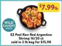 Fresh Thyme EZ Peel Raw Red Argentine Shrimp offer