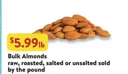 Fresh Thyme Bulk Almonds offer