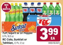 Tony’s Fresh Market 7UP, Squirt or Dr Pepper offer