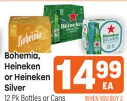 Tony’s Fresh Market Bohemia, Heineken or Heineken Silver offer