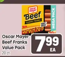 Tony’s Fresh Market Oscar Mayer Beef Franks Value Pack offer