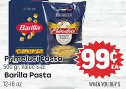 Tony’s Fresh Market Primeluci Pasta, Barilla Pasta offer