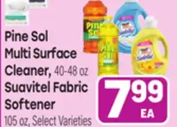 Tony’s Fresh Market Pine Sol Multi Surface Cleaner, Suavitel Fabric Softener offer