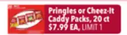 Tony’s Fresh Market Pringles or Cheez-It Caddy Packs offer