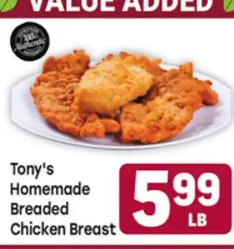 Tony’s Fresh Market Tony's Homemade Breaded Chicken Breast offer