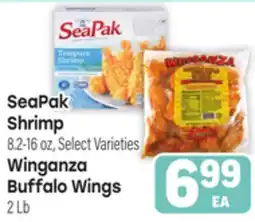 Tony’s Fresh Market SeaPak Shrimp, Winghamza Buffalo Wings offer