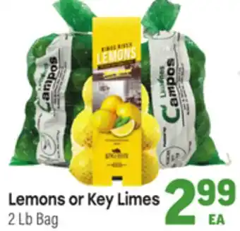 Tony’s Fresh Market Lemons or Key Limes offer