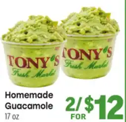 Tony’s Fresh Market Homemade Guacamole offer
