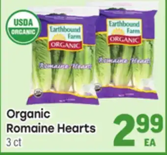 Tony’s Fresh Market Organic Romaine Hearts offer