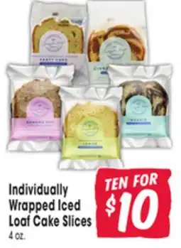 Jewel-Osco Individually Wrapped Iced Loaf Cake Slices offer