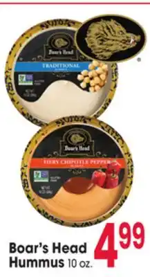 Jewel-Osco Boar's Head Hummus offer