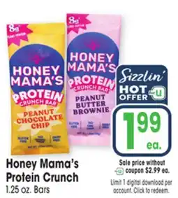 Jewel-Osco Honey Mama's Protein Crunch Bars offer