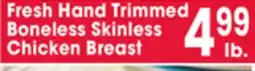Jewel-Osco Fresh Hand Trimmed Boneless Skinless Chicken Breast offer