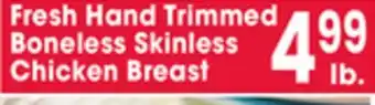 Jewel-Osco Fresh Hand Trimmed Boneless Skinless Chicken Breast offer
