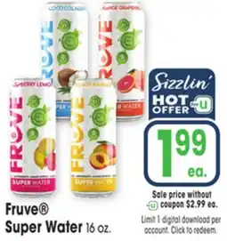 Jewel-Osco Fruve Super Water offer