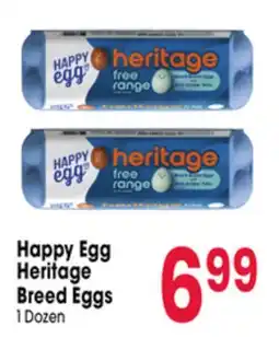 Jewel-Osco Happy Egg Heritage Breed Eggs offer