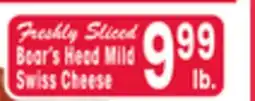 Jewel-Osco Boar's Head Mild Swiss Cheese offer