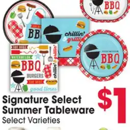 Jewel-Osco Signature Select Summer Tableware offer