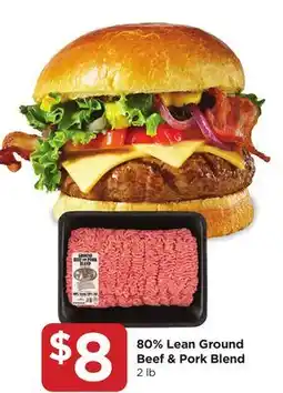 Food 4 Less 80% Lean Ground Beef & Pork Blend offer