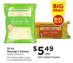 Mariano's 32 oz Roundy's Cheese offer