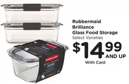 Mariano's Rubbermaid Brillance Glass Food Storage offer