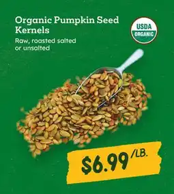 Sprouts Farmers Market Organic Pumpkin Seed Kernels offer