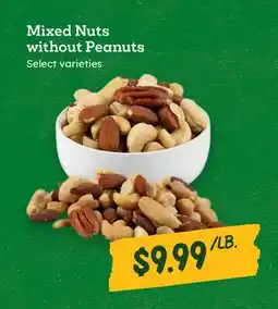 Sprouts Farmers Market Mixed Nuts without Peanuts offer
