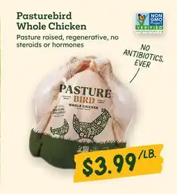 Sprouts Farmers Market Pasturebird Whole Chicken offer