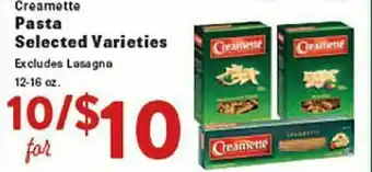 Rio Valley Market Creamette Pasta offer