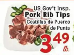 Rio Valley Market US Gov't Insp. Pork Rib Tips offer