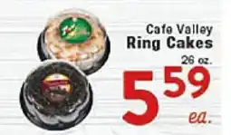 Rio Valley Market Cafe Valley Ring Cakes offer