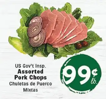 Rio Valley Market US Gov't Insp. Assorted Pork Chops offer