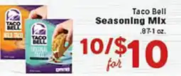 Rio Valley Market Taco Bell Seasoning Mix offer
