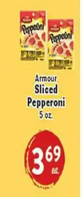 Rio Valley Market Armour Sliced Pepperoni offer