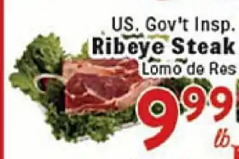 Rio Valley Market U.S. Gov't Insp. Ribeye Steak offer