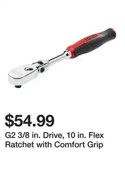Harbor Freight Tools G2 3/8 in. Drive, 10 in. Flex Ratchet with Comfort Grip offer