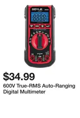 Harbor Freight Tools 600V True-RMS Auto-Ranging Digital Multimeter offer