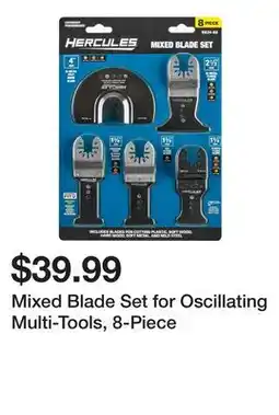 Harbor Freight Tools Mixed Blade Set for Oscillating Multi-Tools, 8-Piece offer