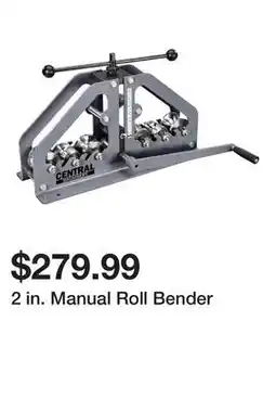 Harbor Freight Tools 2 in. Manual Roll Bender offer