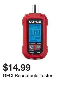 Harbor Freight Tools GFCI Receptacle Tester offer