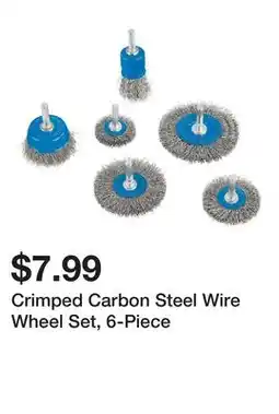 Harbor Freight Tools Crimped Carbon Steel Wire Wheel Set, 6-Piece offer