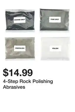 Harbor Freight Tools 4-Step Rock Polishing Abrasives offer