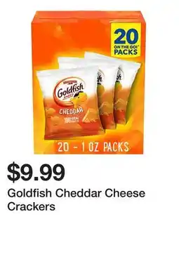 Wegmans Goldfish Cheddar Cheese Crackers offer