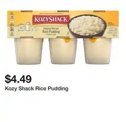 Wegmans Kozy Shack Rice Pudding offer