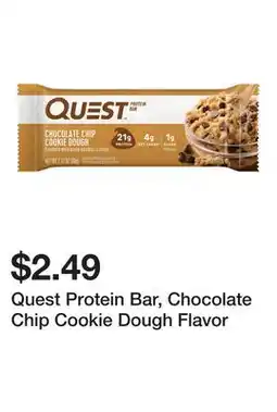 Wegmans Quest Protein Bar, Chocolate Chip Cookie Dough Flavor offer