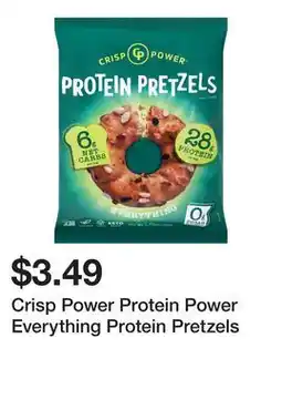 Wegmans Crisp Power Protein Power Everything Protein Pretzels offer