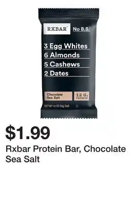 Wegmans Rxbar Protein Bar, Chocolate Sea Salt offer
