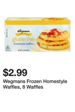 Wegmans Wegmans Frozen Homestyle Waffles, 8 Waffles offer