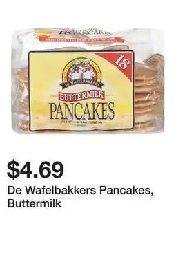 Wegmans De Wafelbakkers Pancakes, Buttermilk offer
