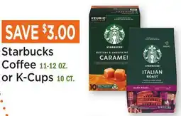 Heinen's Starbucks Coffee 11-12 OZ. or K-Cups 10 CT offer
